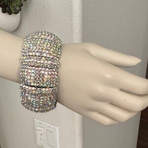 Vintage Richard Kerr Rhinestone Crystal Bracelet